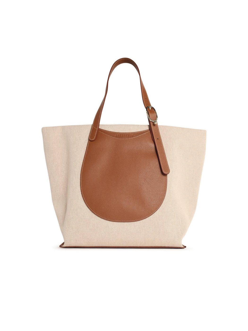 Accomplice Canvas Textured Leather Tote Bag