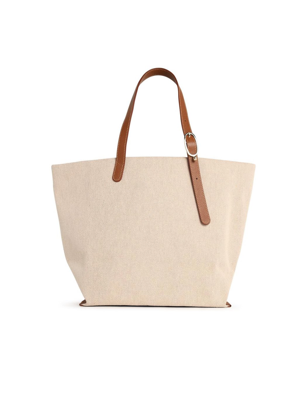 Accomplice Canvas Textured Leather Tote Bag
