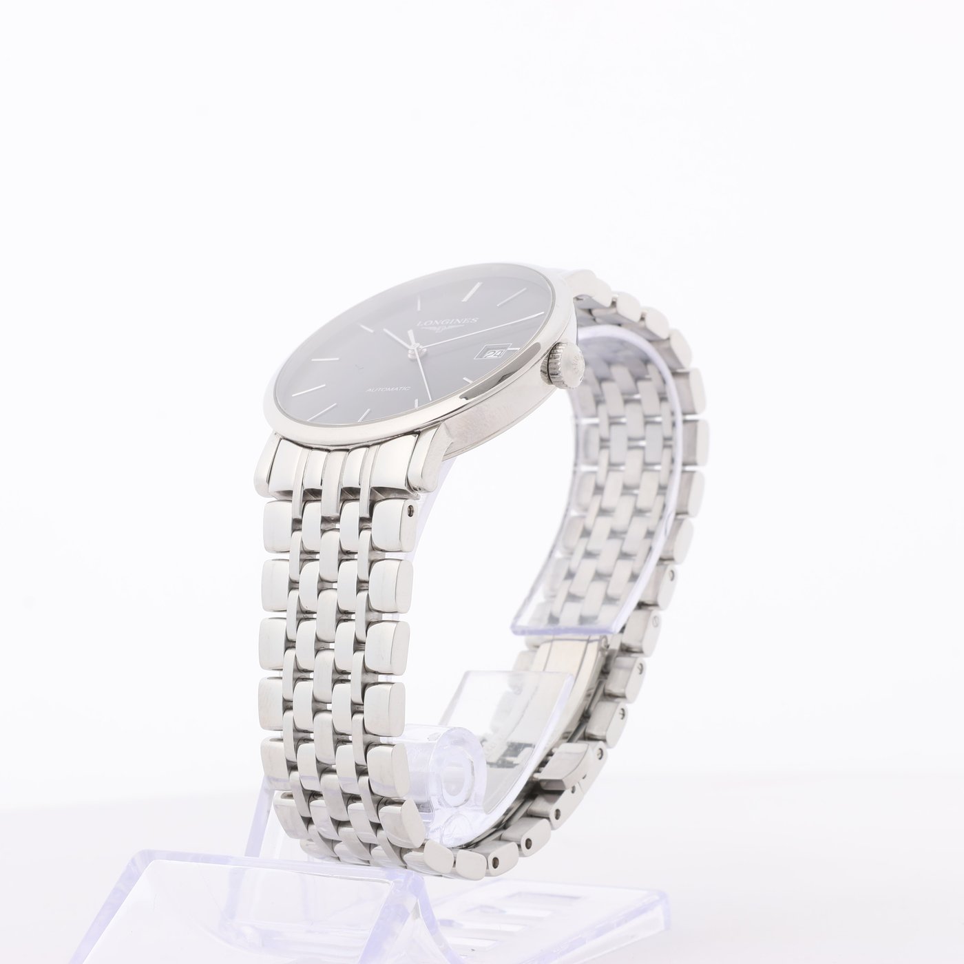 Longines Elegant L4.810.4 44546292 SS AT Gray-Face Watch