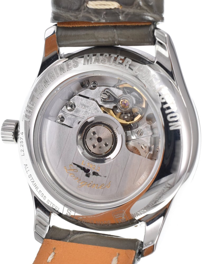 Longines Elegant Collection Automatic Stainless Steel and Alligator 29