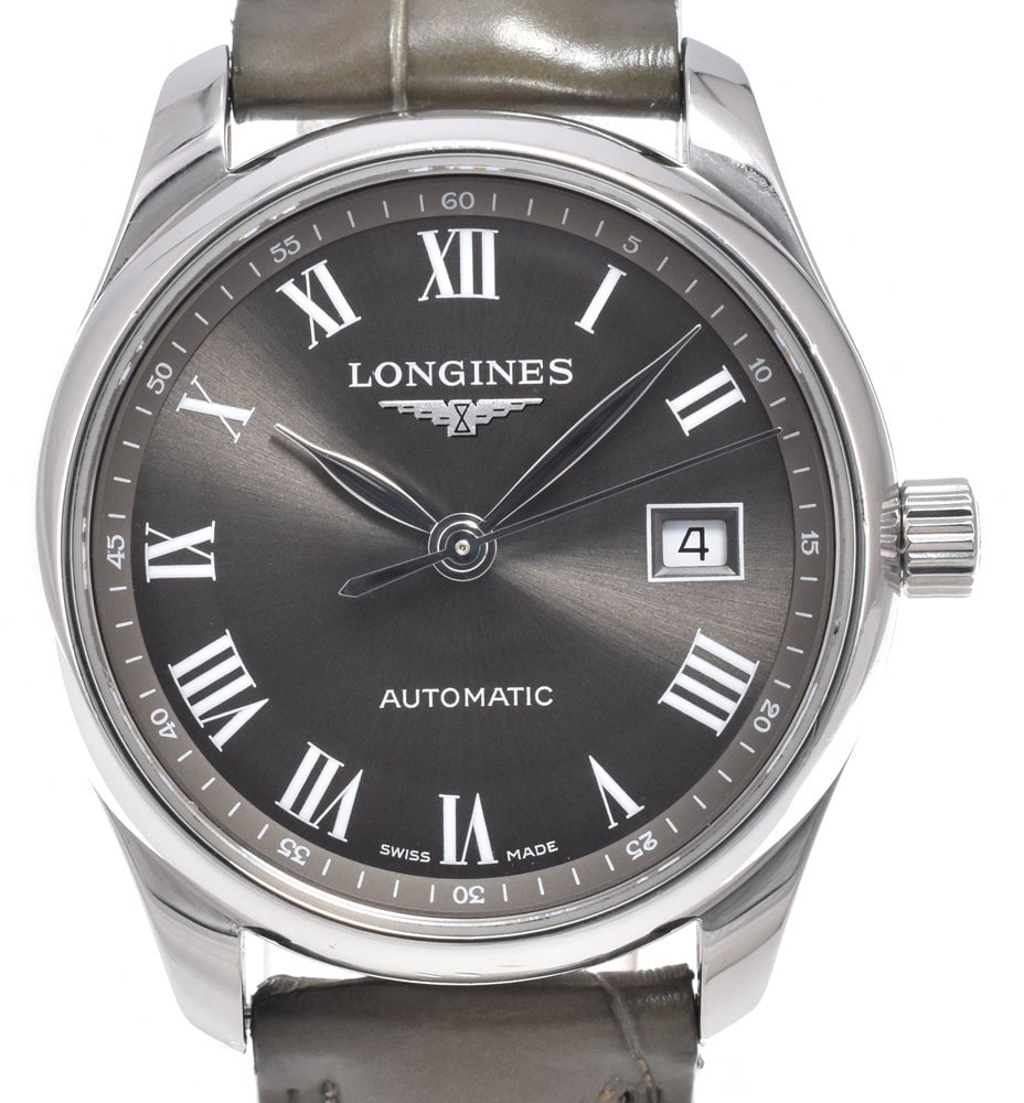Longines Elegant Collection Automatic Stainless Steel and Alligator 29