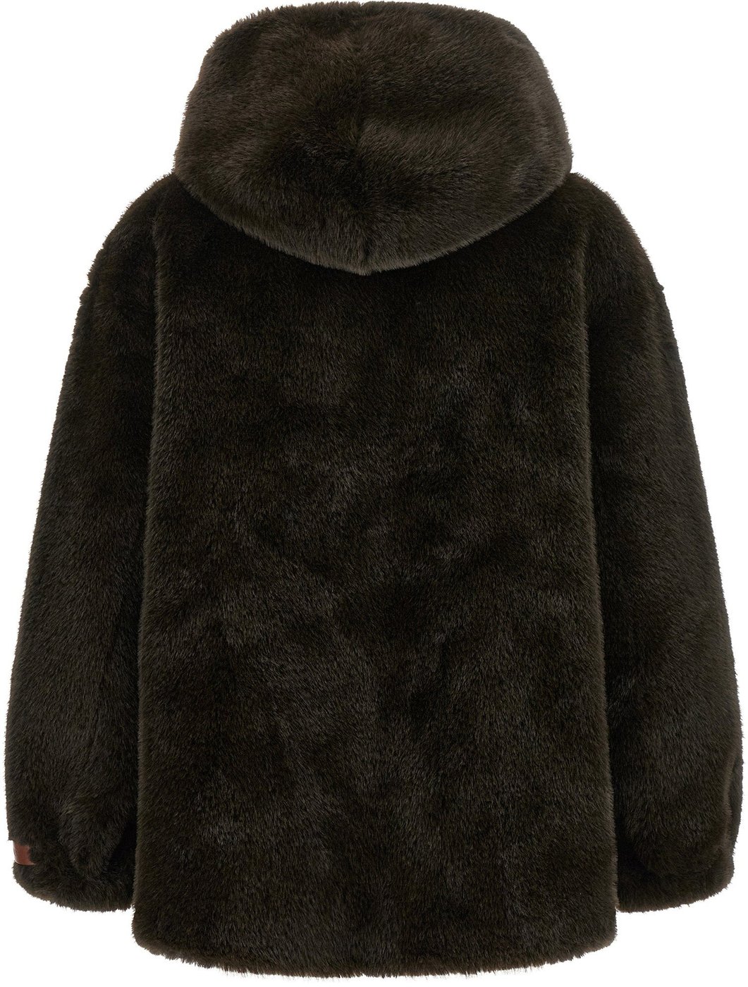 Lou Andrea Eco-fur Hooded Jacket