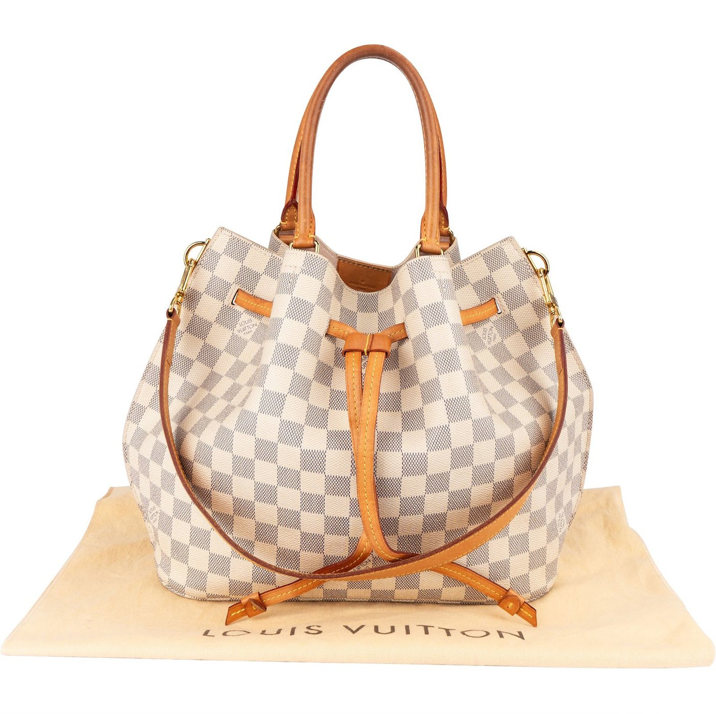 Louis Vuitton Monogram Damier Azur Girolata Handbag