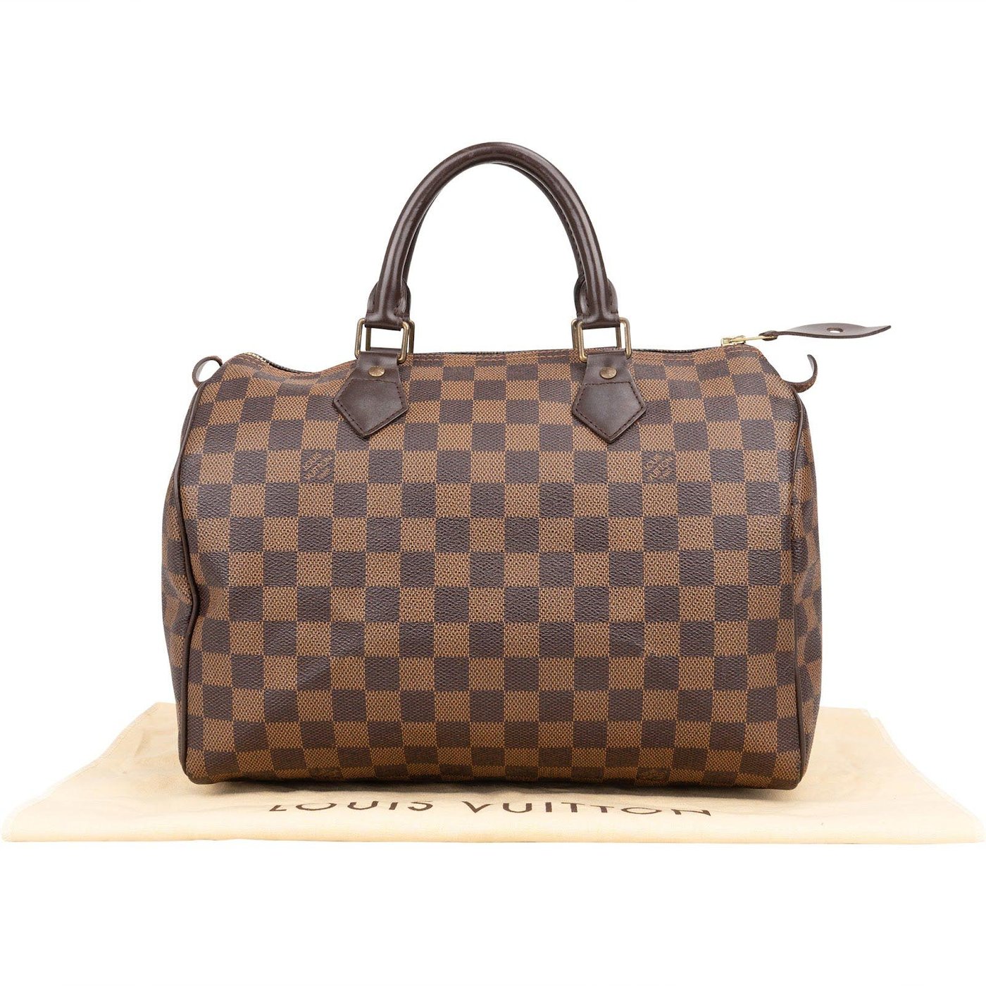 Louis Vuitton Monogram Damier Ebene Speedy 30 Handbag