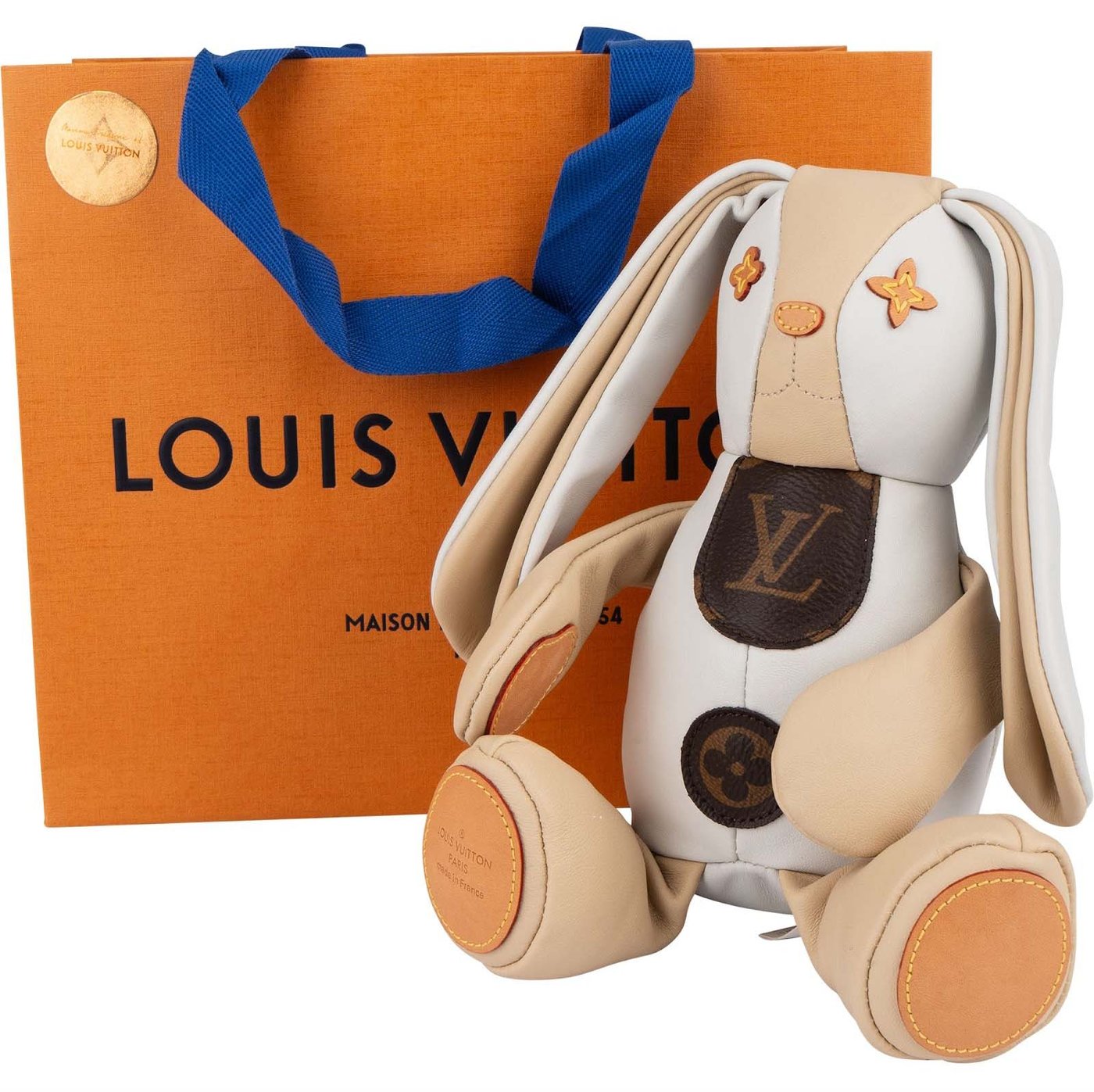 Louis Vuitton Monogram Doudou Bunny Lewis Toy