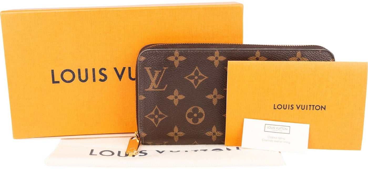 Louis Vuitton Monogram Canvas Zippy Wallet
