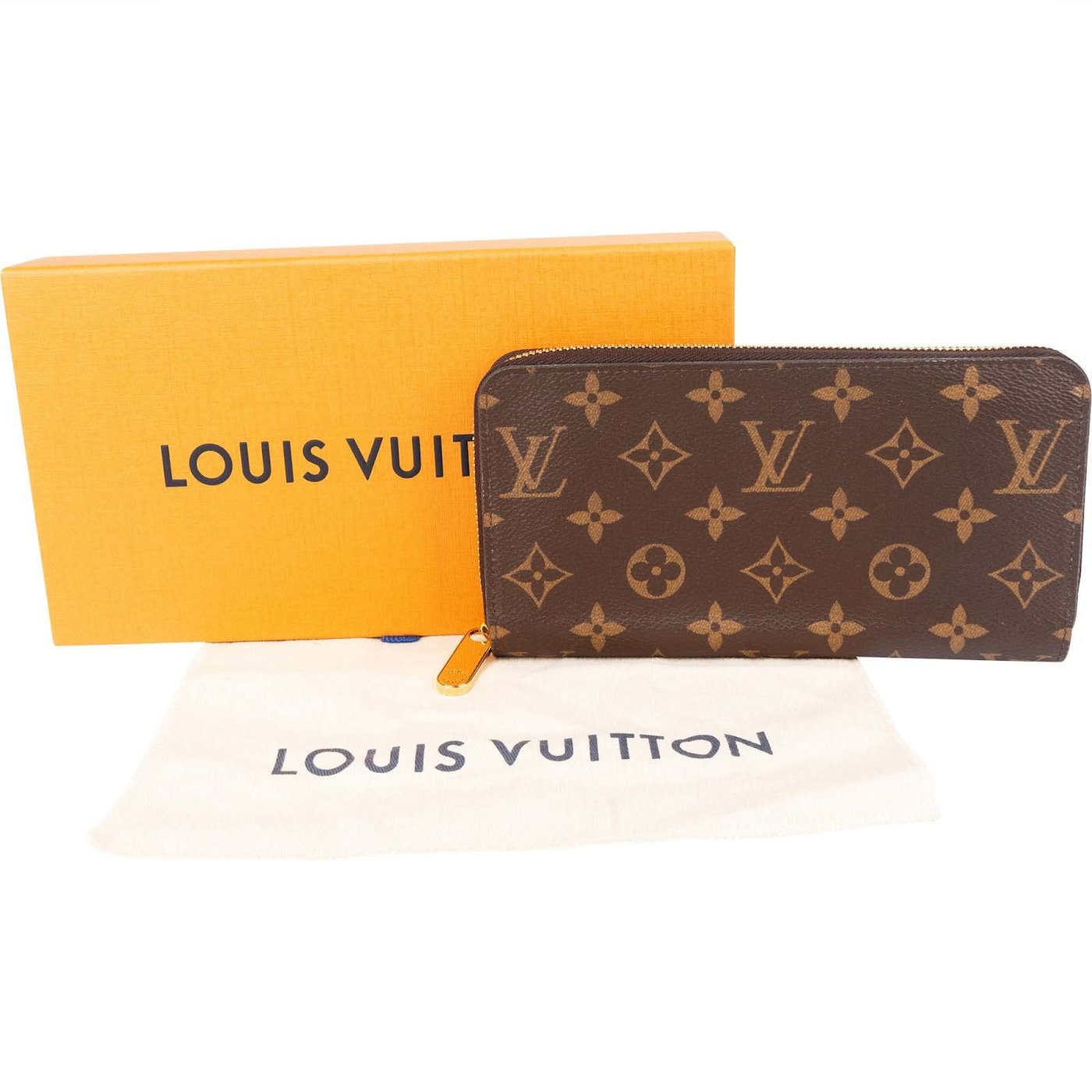 Louis Vuitton Monogram Canvas Zippy Wallet