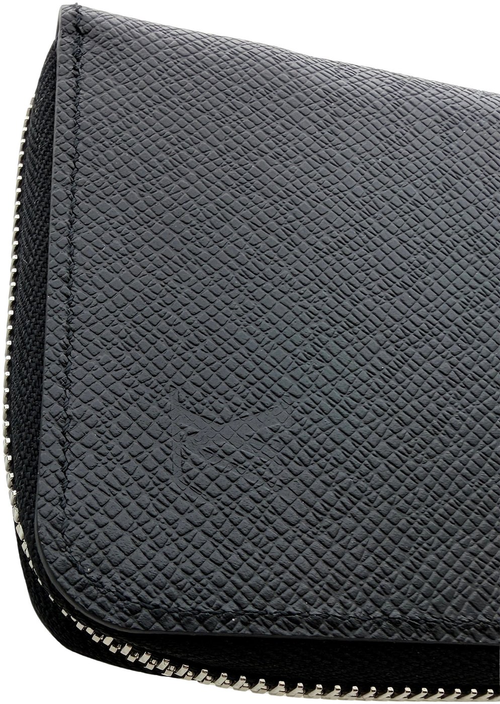 Louis Vuitton Zippy Wallet Vertical Taiga Leather Black Full Set