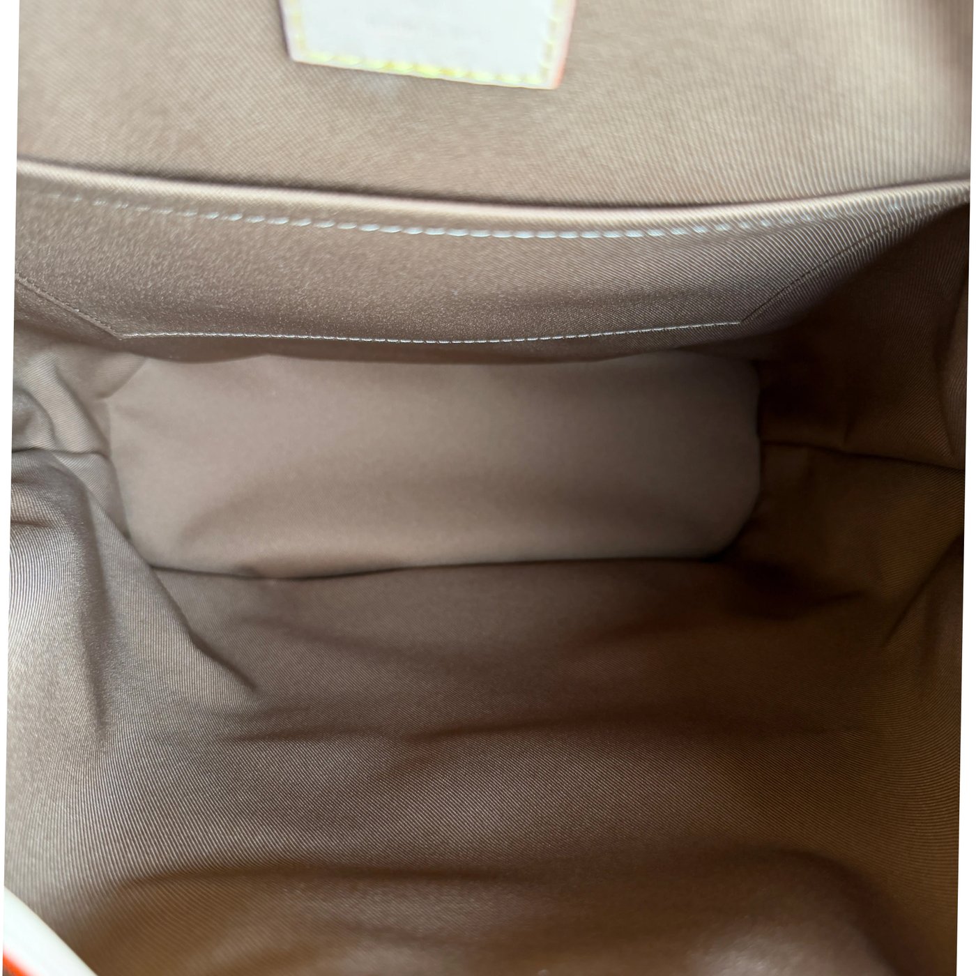 Louis Vuitton Montsouris MM Backpack Monogram Canvas Vachetta Gold