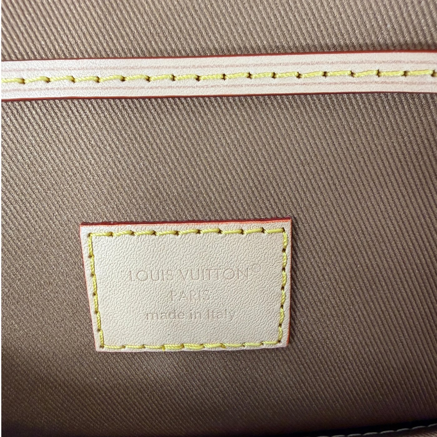 Louis Vuitton Montsouris MM Backpack Monogram Canvas Vachetta Gold