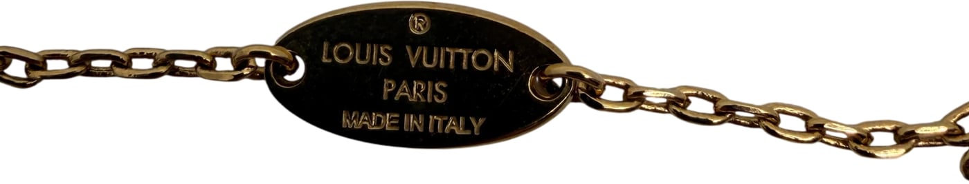 Louis Vuitton Fall in Love Necklace Heart Pendant Gold M00465