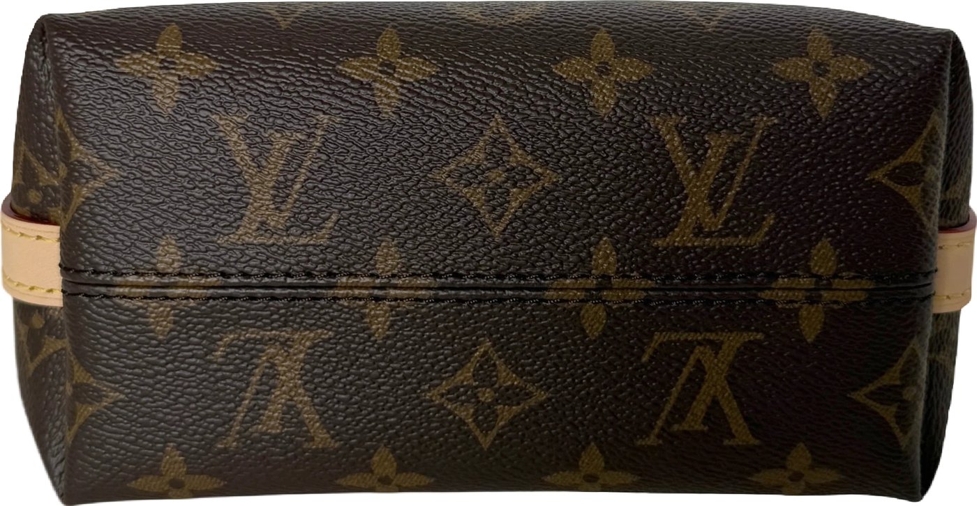 Louis Vuitton Multipass Mini Monogram Canvas Crossbody Brown Gold