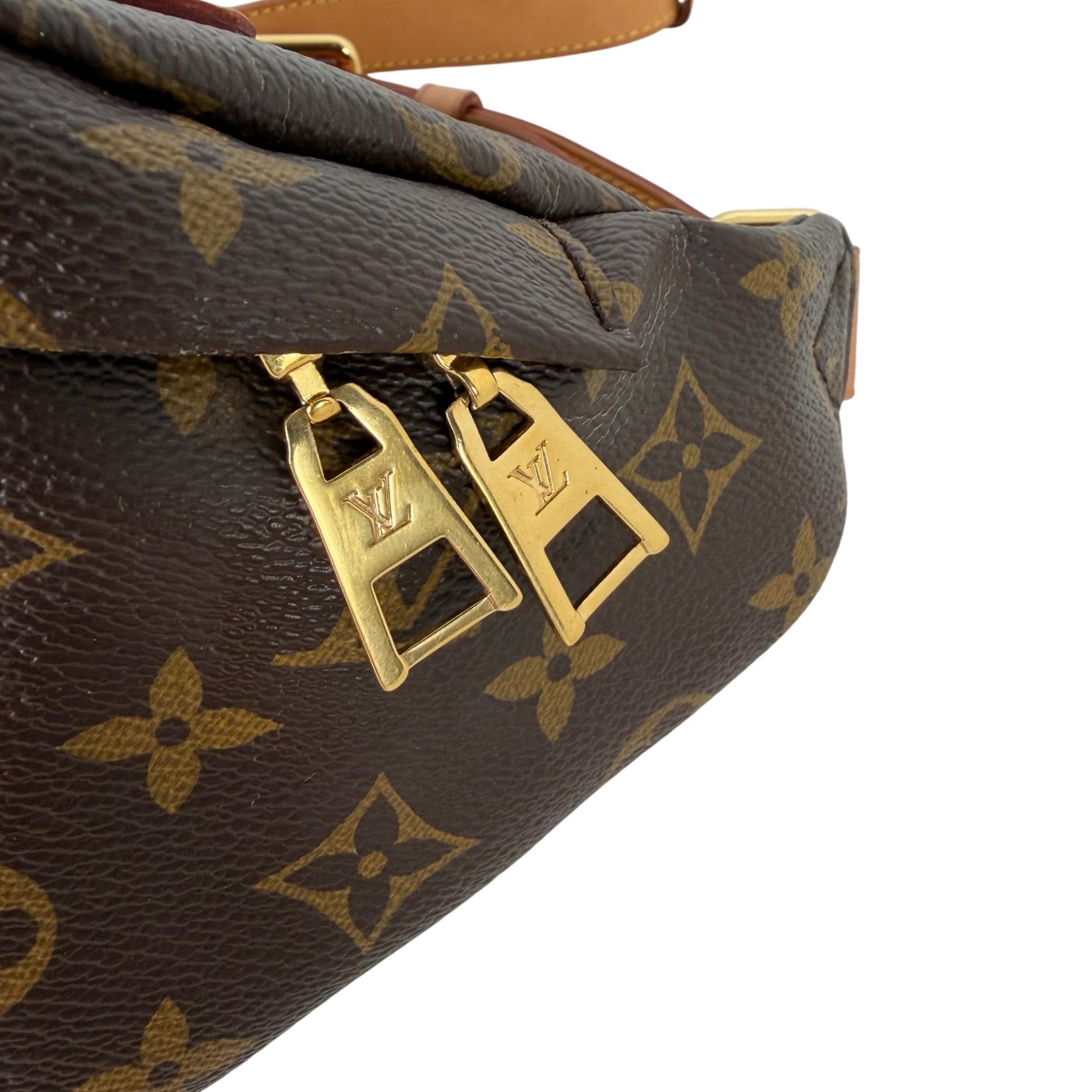 Louis Vuitton Bumbag Belt Bag Monogram Canvas Brown Gold