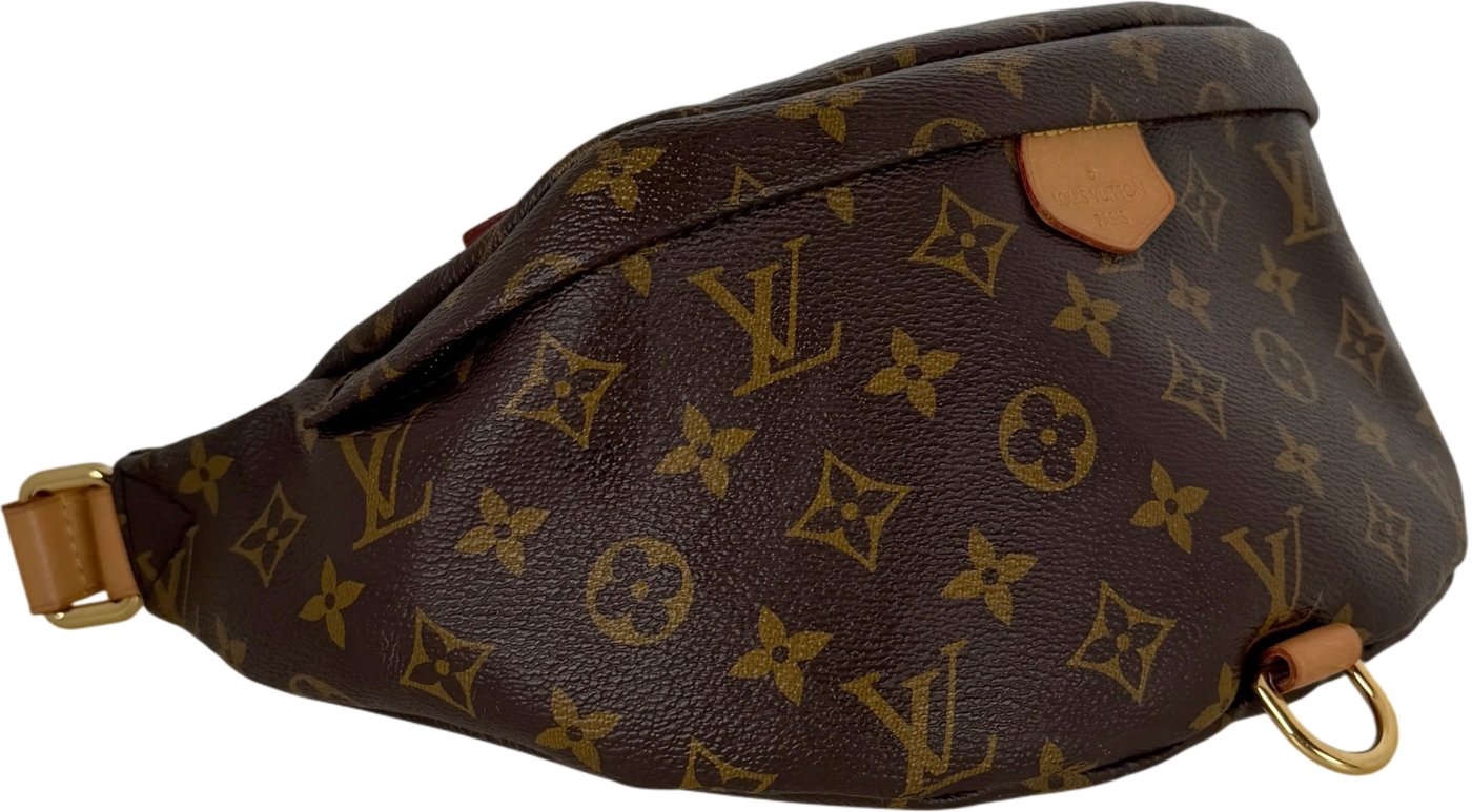 Louis Vuitton Bumbag Belt Bag Monogram Canvas Brown Gold