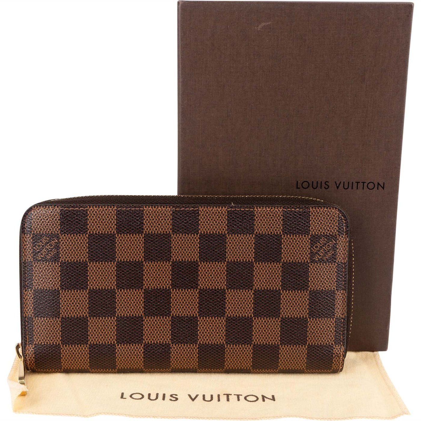 Louis Vuitton Monogram Damier Ebene Zippy Wallet