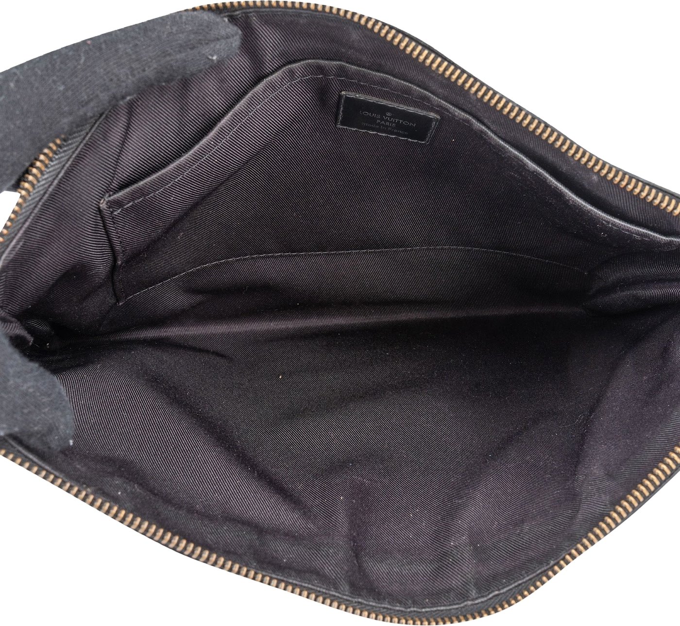 Louis Vuitton Canvas Monogram Eclipse Pochette Voyage MM Clutch