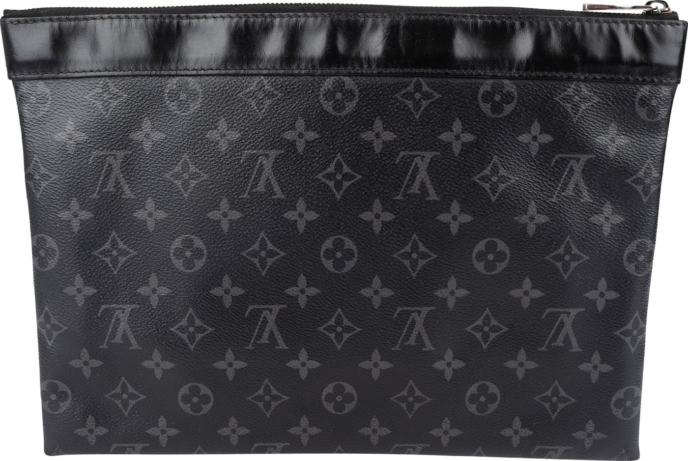 Louis Vuitton Canvas Monogram Eclipse Pochette Voyage MM Clutch