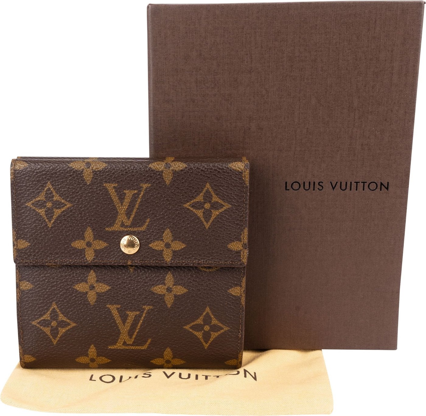 Louis Vuitton Monogram Canvas Elise GM Wallet