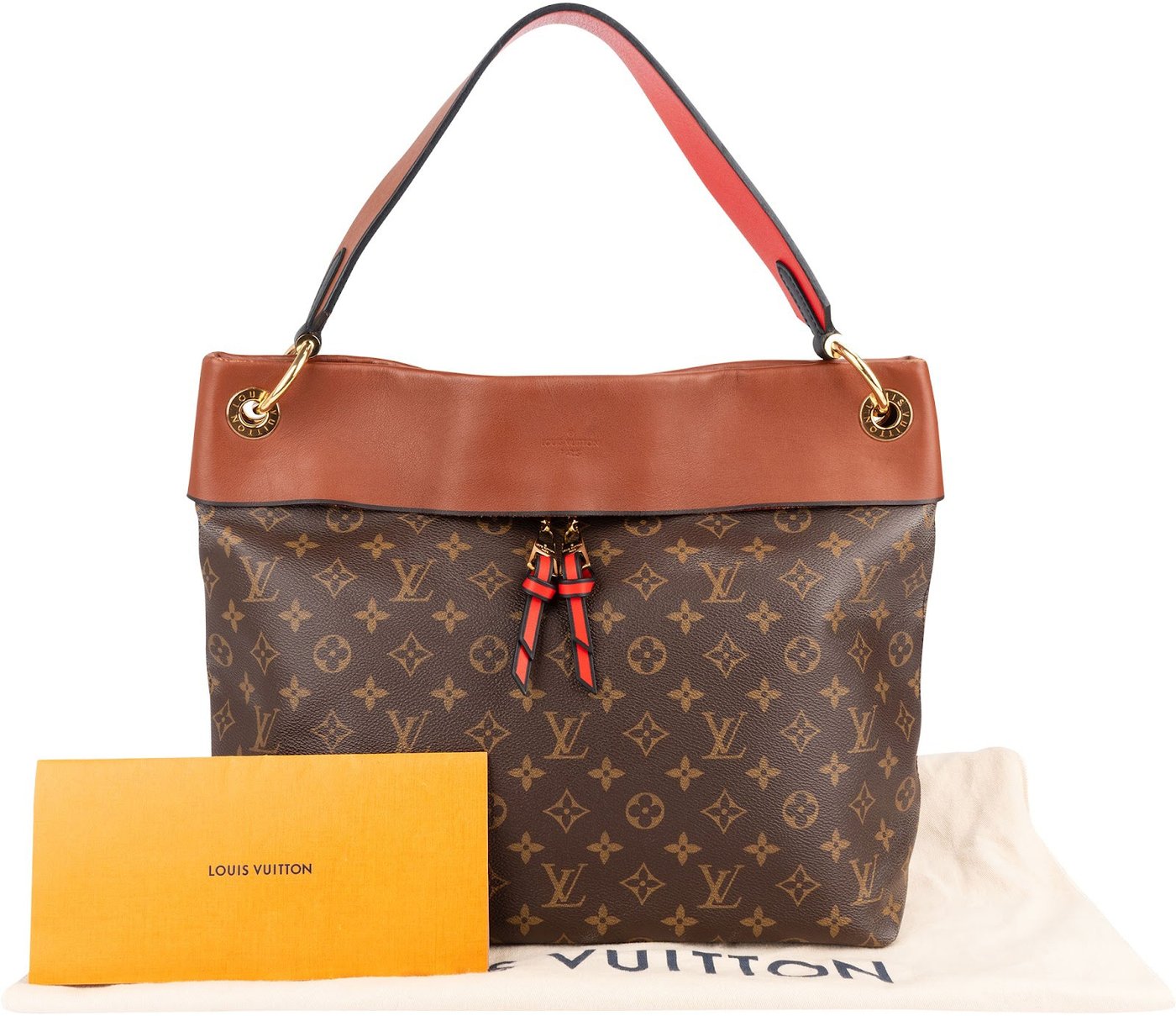 Louis Vuitton Monogram Canvas Tuileries Hobo Shoulder Bag