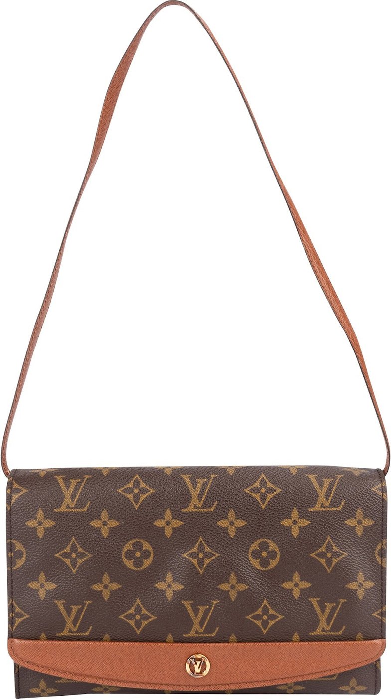 Louis Vuitton Monogram Canvas Pochette Bordeaux Crossbody Bag
