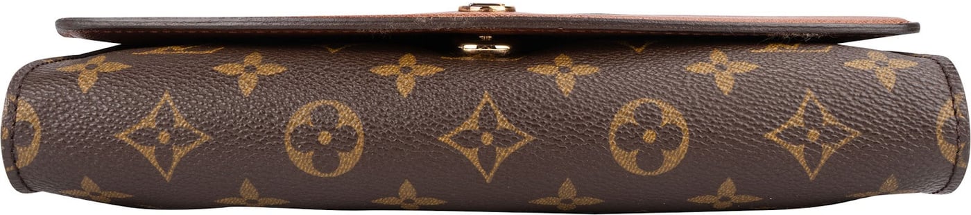 Louis Vuitton Monogram Canvas Pochette Bordeaux Crossbody Bag