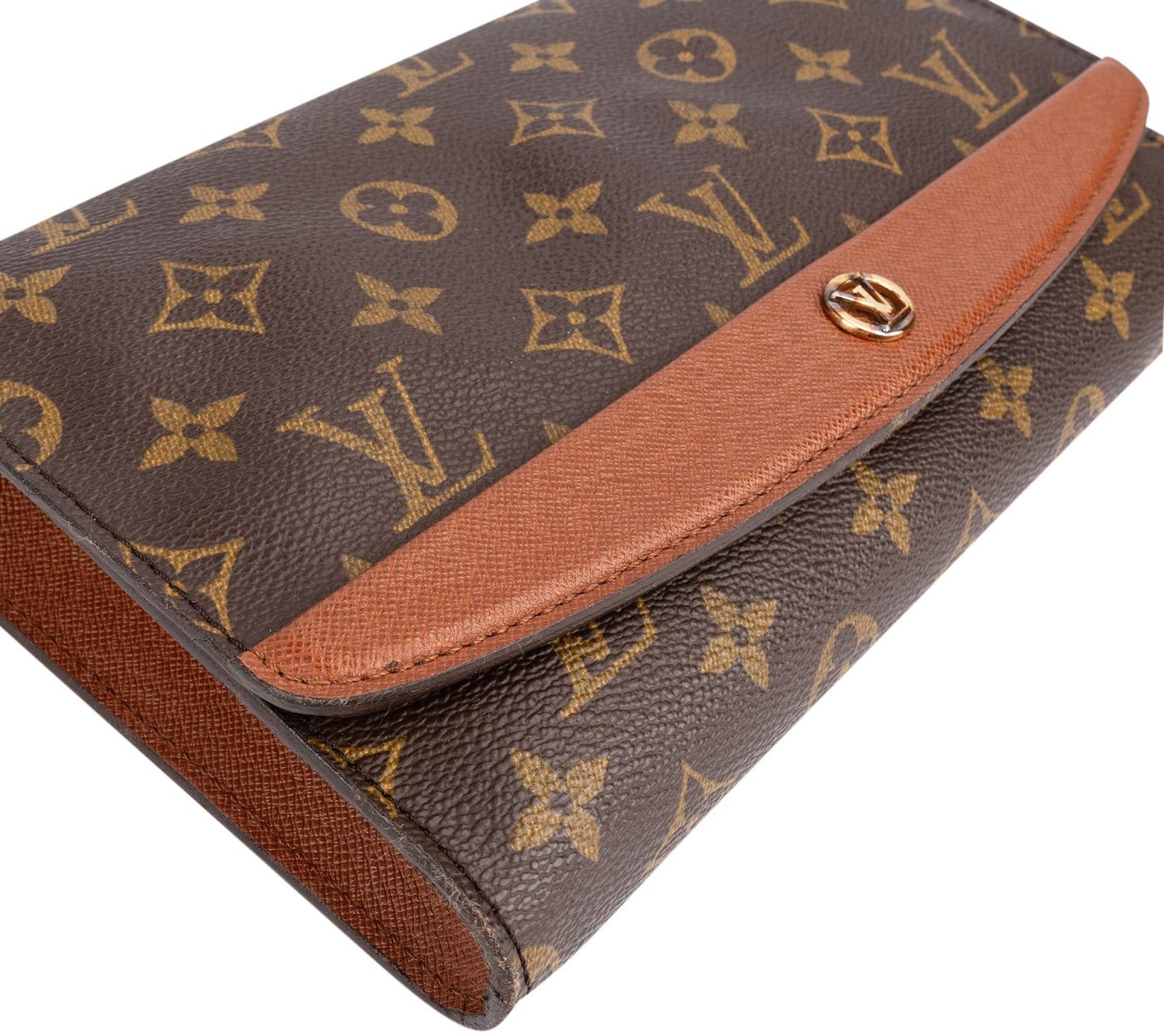 Louis Vuitton Monogram Canvas Pochette Bordeaux Crossbody Bag