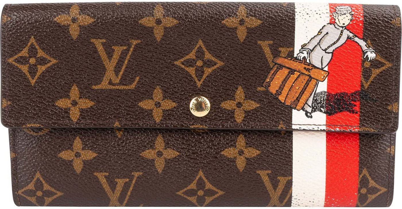 Louis Vuitton Limited Monogram Illustre Groom Sarah Wallet