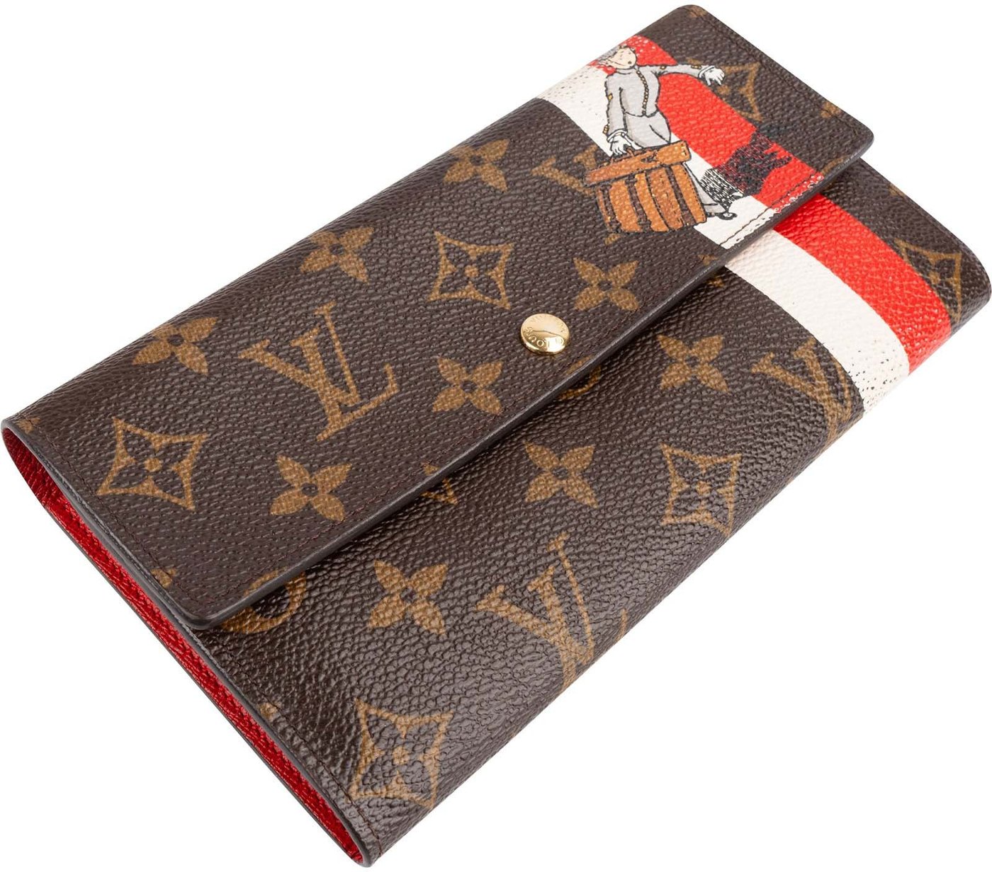 Louis Vuitton Limited Monogram Illustre Groom Sarah Wallet