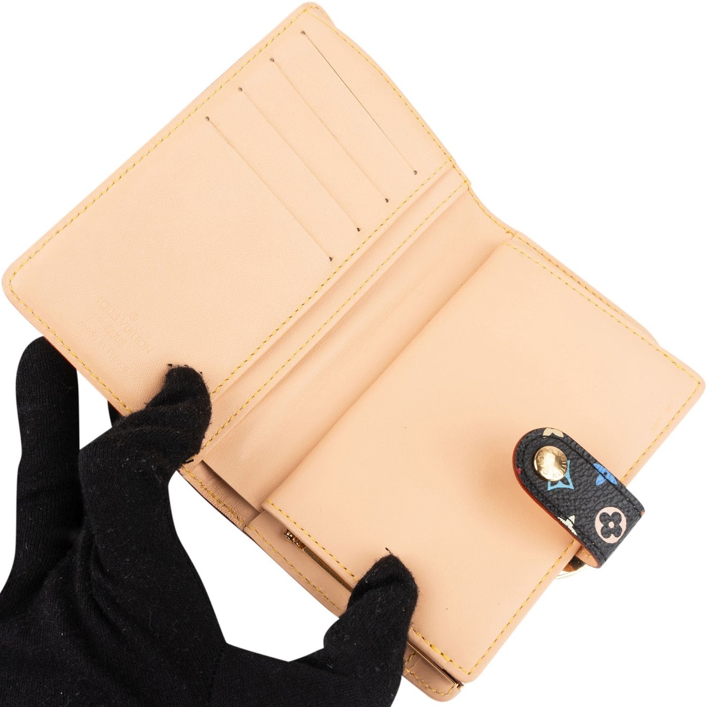 Louis Vuitton Monogram Murakami Multicolor Compact Clip Wallet