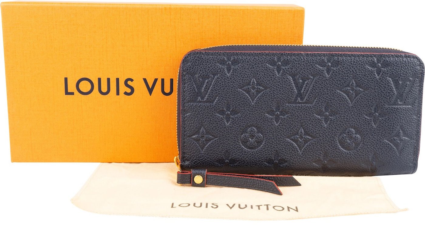 Louis Vuitton Monogram Empreinte Leather Zippy Wallet