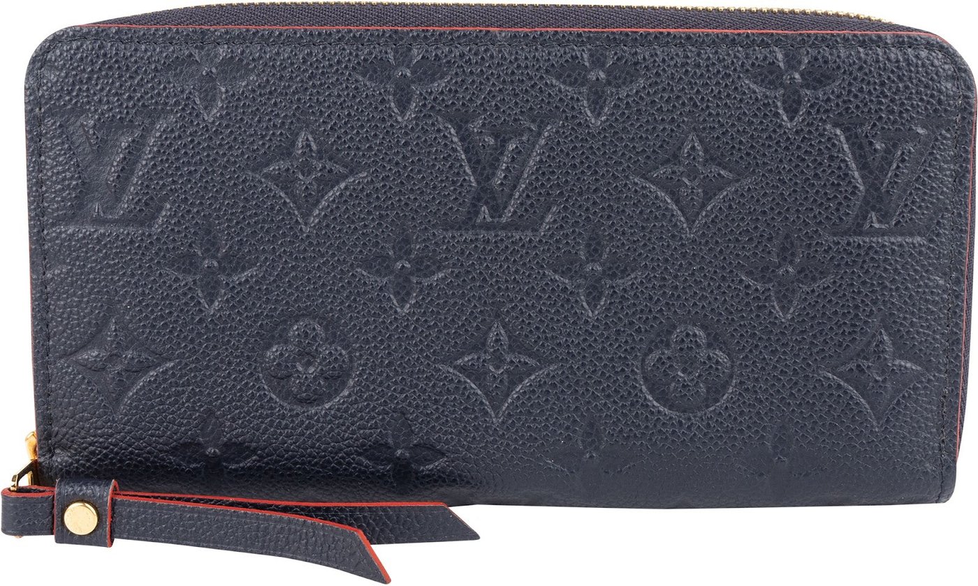 Louis Vuitton Monogram Empreinte Leather Zippy Wallet