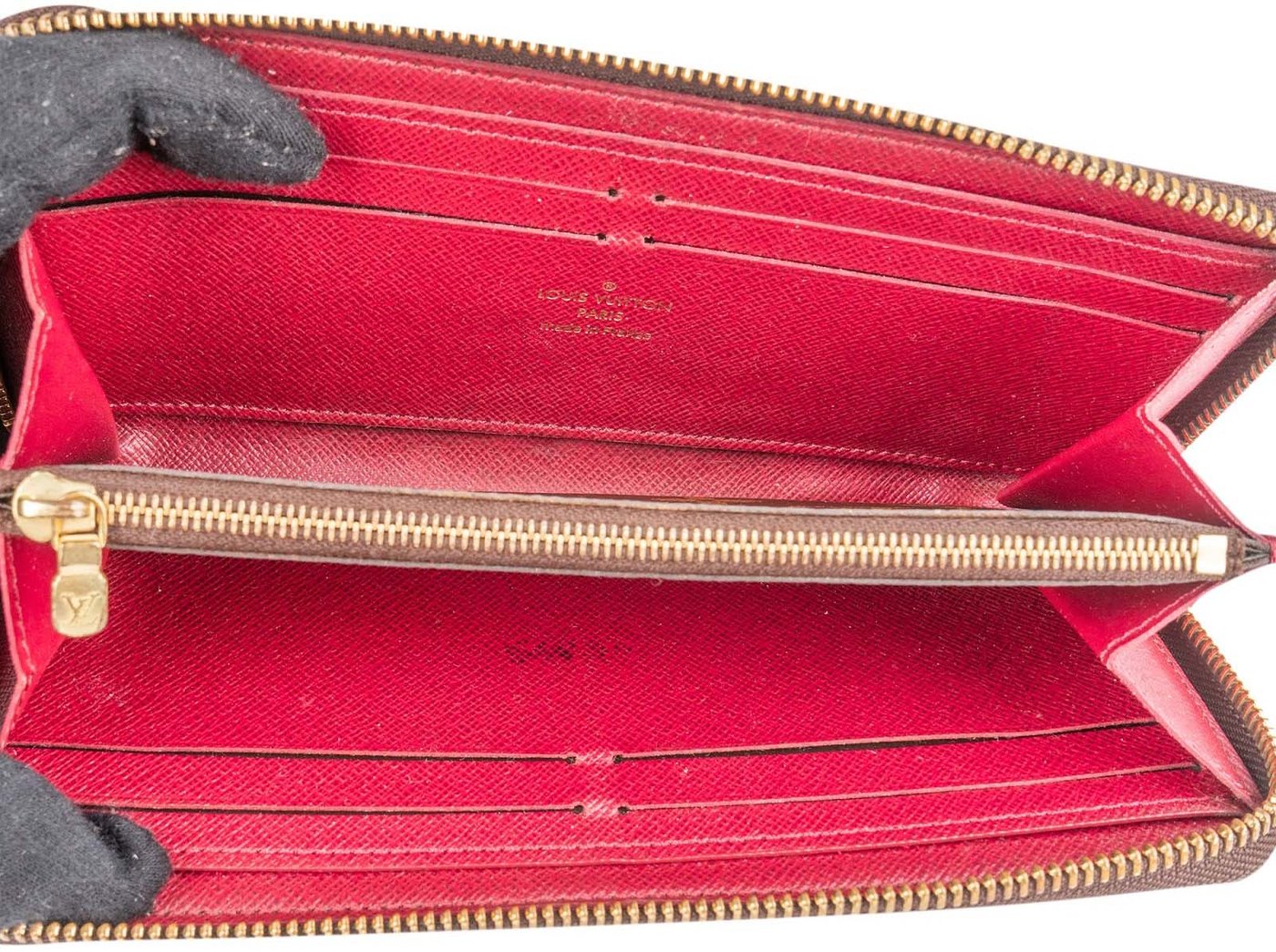 Louis Vuitton Monogram Canvas Clemence Zippy Wallet