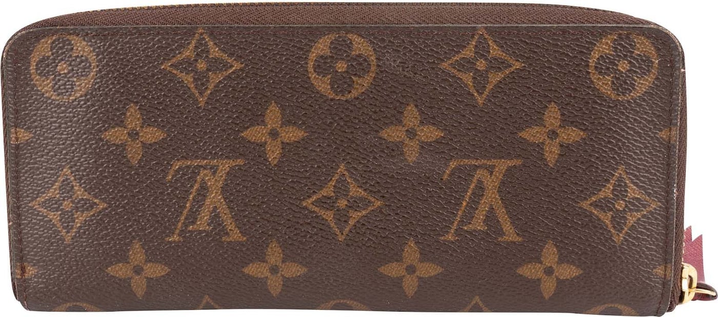 Louis Vuitton Monogram Canvas Clemence Zippy Wallet