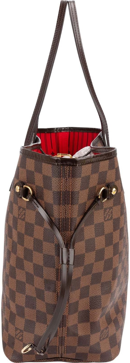 Louis Vuitton Monogram Damier Ebene Neverfull MM Shoulder Bag