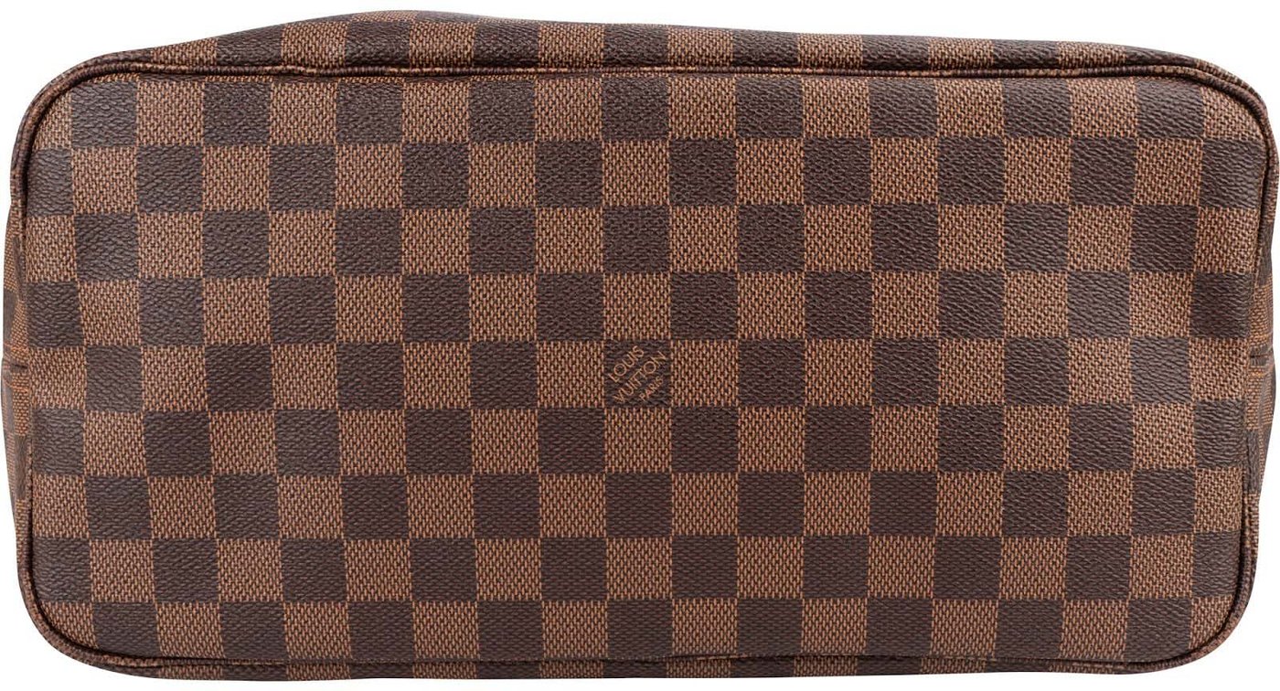 Louis Vuitton Monogram Damier Ebene Neverfull MM Shoulder Bag