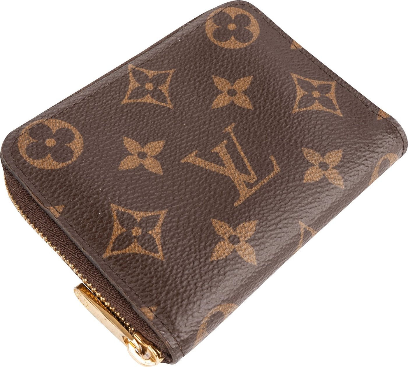 Louis Vuitton Monogram Canvas Zippy Coin Purse Wallet