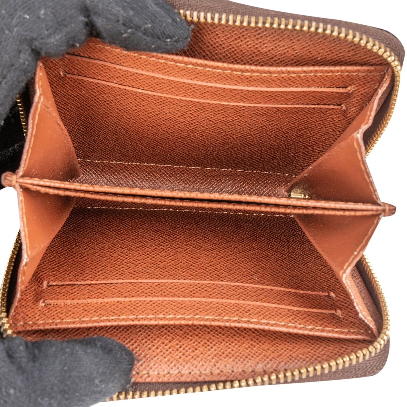 Louis Vuitton Monogram Canvas Zippy Coin Purse Wallet