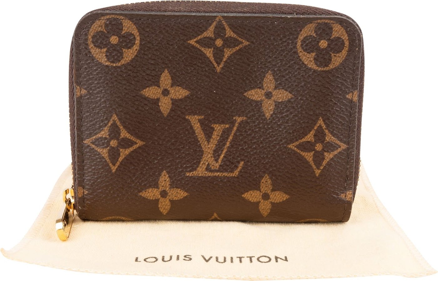 Louis Vuitton Monogram Canvas Zippy Coin Purse Wallet