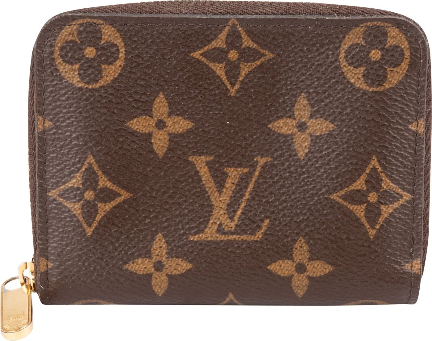 Louis Vuitton Monogram Canvas Zippy Coin Purse Wallet