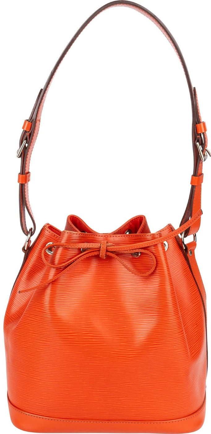 Louis Vuitton Orange Epi Leather NM Sac Noe Petit Shoulder Bag