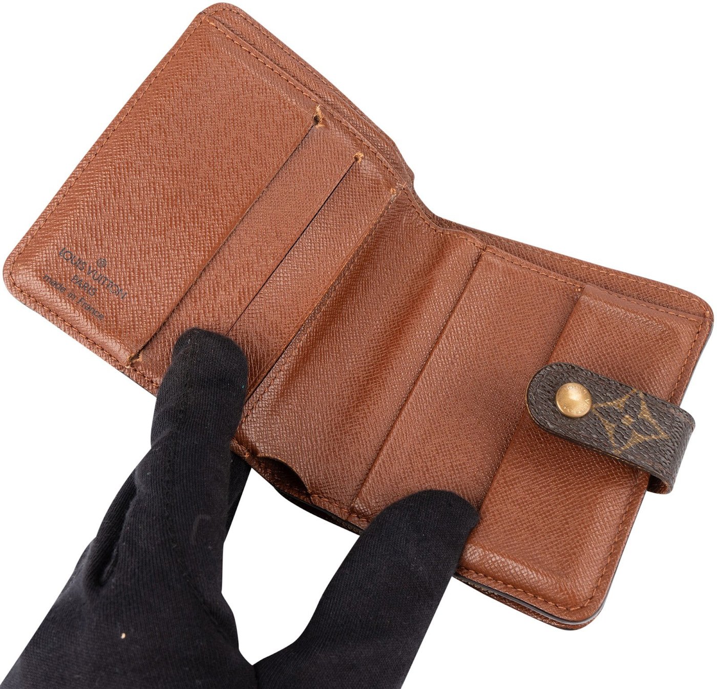 Louis Vuitton Monogram Canvas Compact Zip Wallet