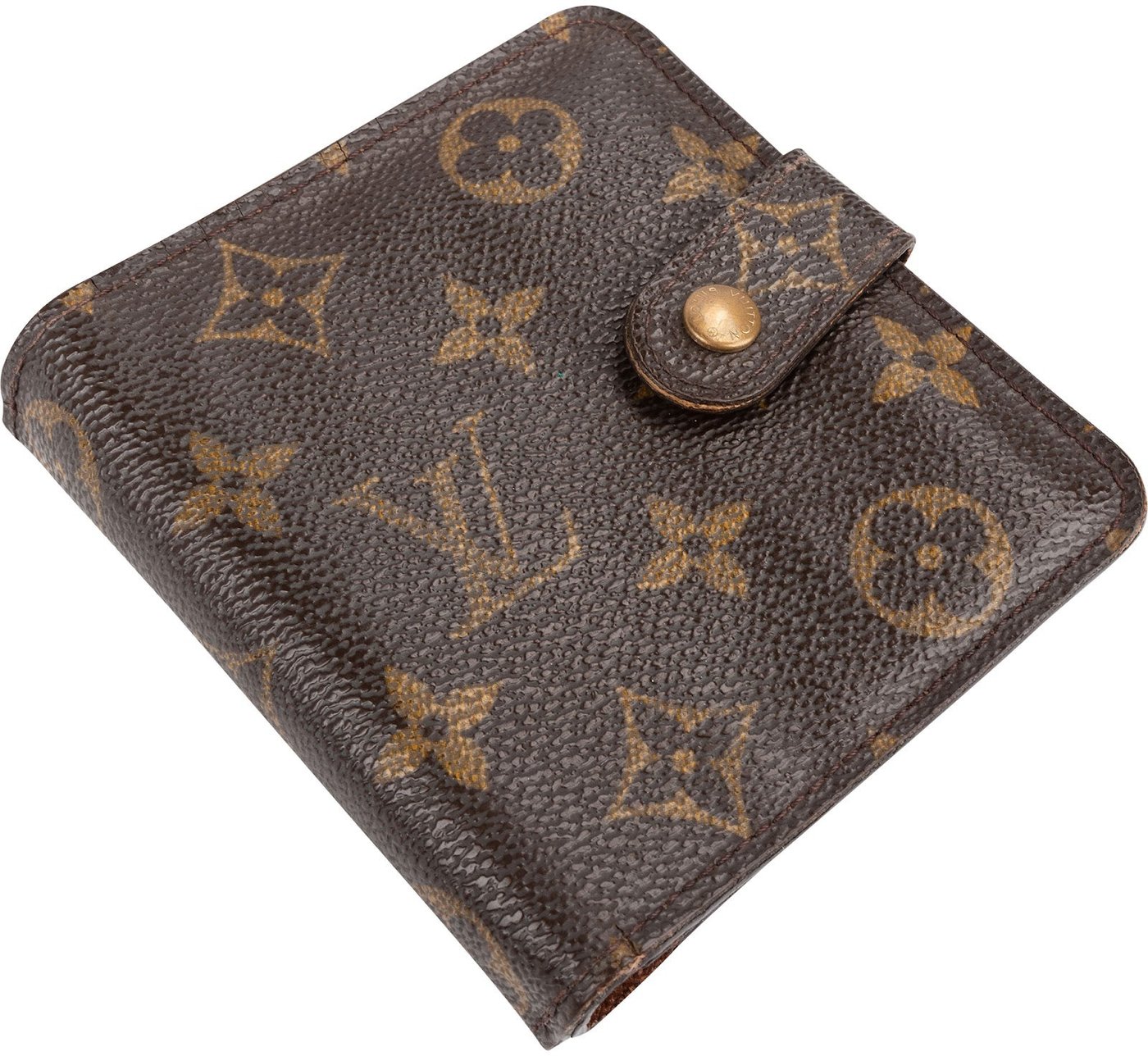 Louis Vuitton Monogram Canvas Compact Zip Wallet
