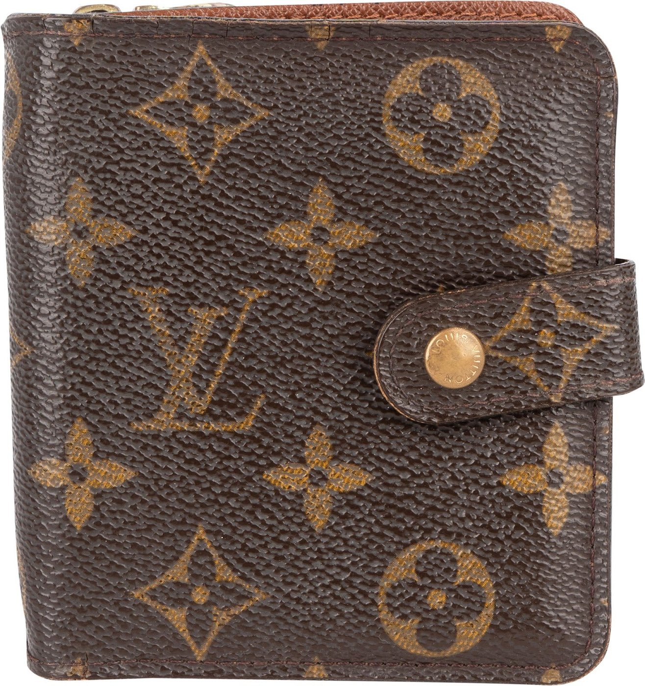 Louis Vuitton Monogram Canvas Compact Zip Wallet