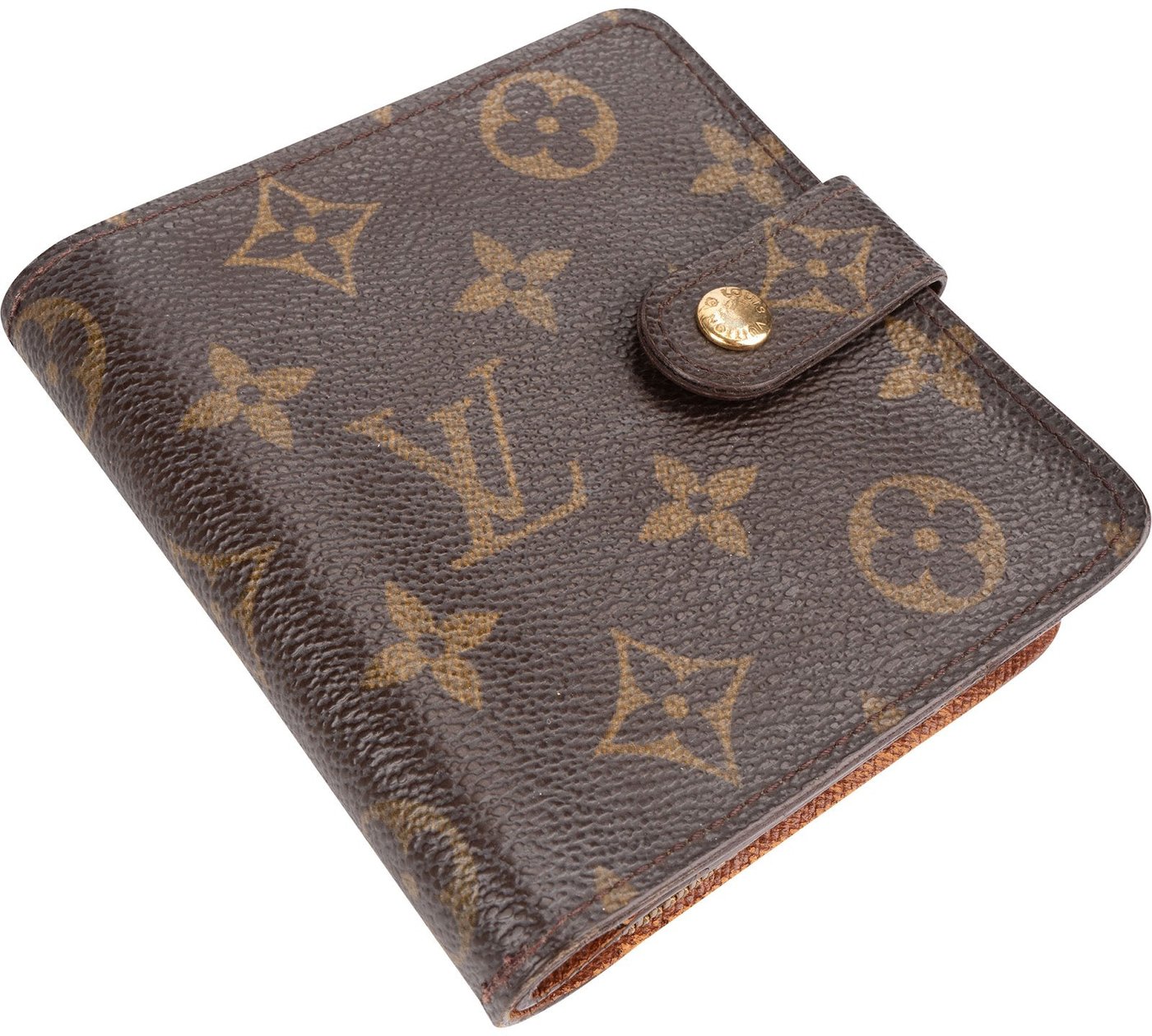 Louis Vuitton Monogram Canvas Compact Zip Wallet