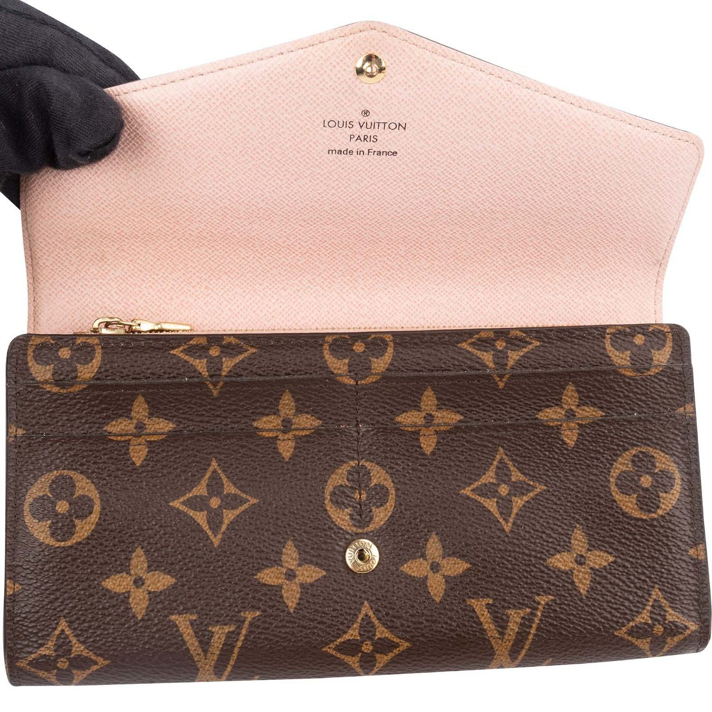 Louis Vuitton Monogram Canvas Sarah Wallet