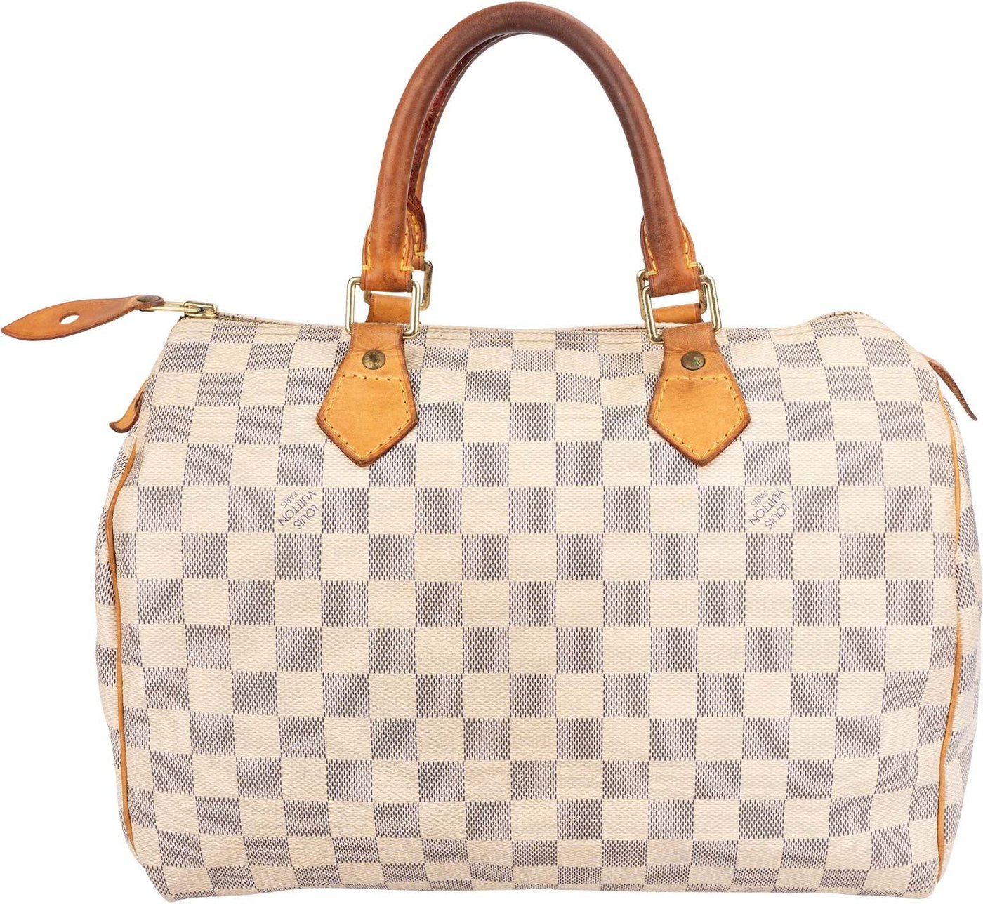 Louis Vuitton Monogram Damier Azur Speedy 30 Handbag