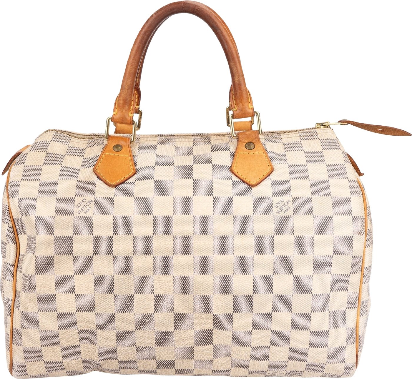 Louis Vuitton Monogram Damier Azur Speedy 30 Handbag
