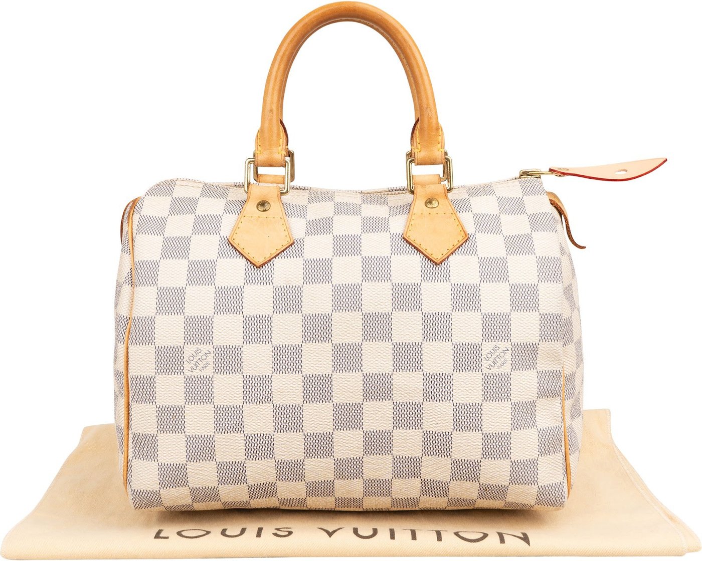 Louis Vuitton Monogram Damier Azur Speedy 25 Handbag