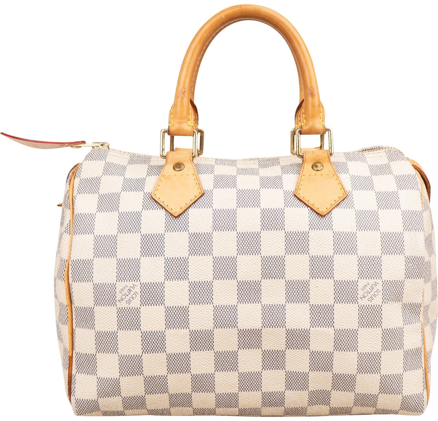 Louis Vuitton Monogram Damier Azur Speedy 25 Handbag