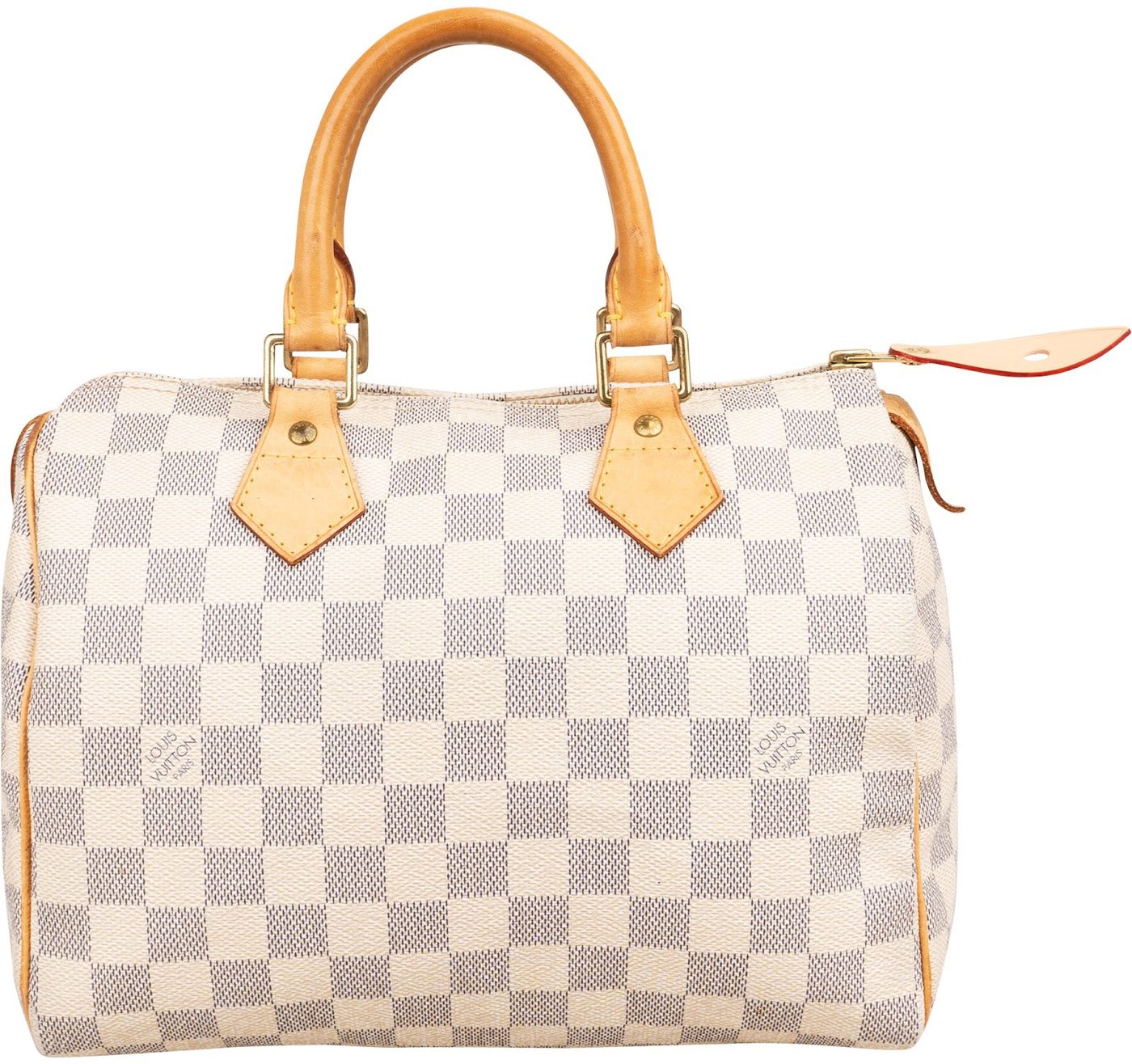 Louis Vuitton Monogram Damier Azur Speedy 25 Handbag